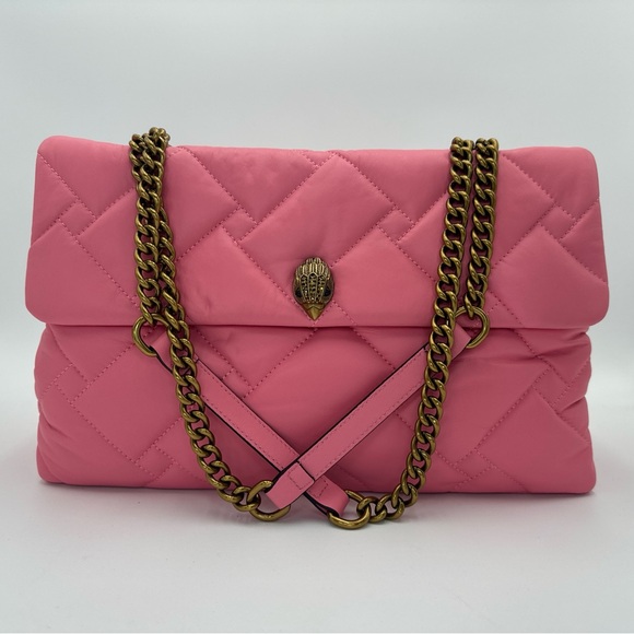 Kurt Geiger Kensington Pink Soft Leather XXL Handbag - Picture 1 of 10